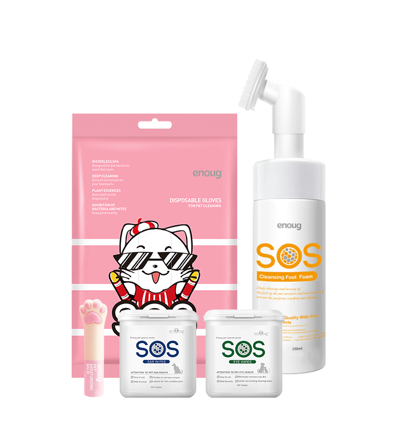 ŠAPKO SET + Mini Sos šampon 1 Paketi Set SOS dogs cats