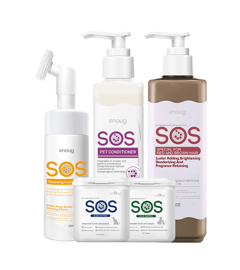 Set SOS Red Brown - Enoug Pet Care - Products for pets
