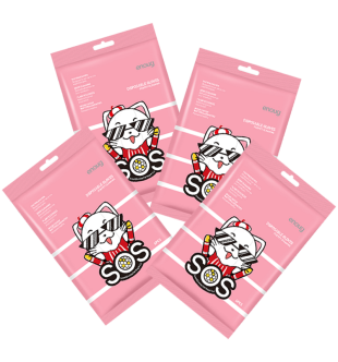 4 pakovanja vlažnih rukavica za suvo pranje + Mini SOS 3 Spa Rukavica sampon za pse paket4