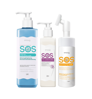 Mali set 2 Bela dlaka+ I Wash 5 Sampon za pse Set SOS bela dlaka2a