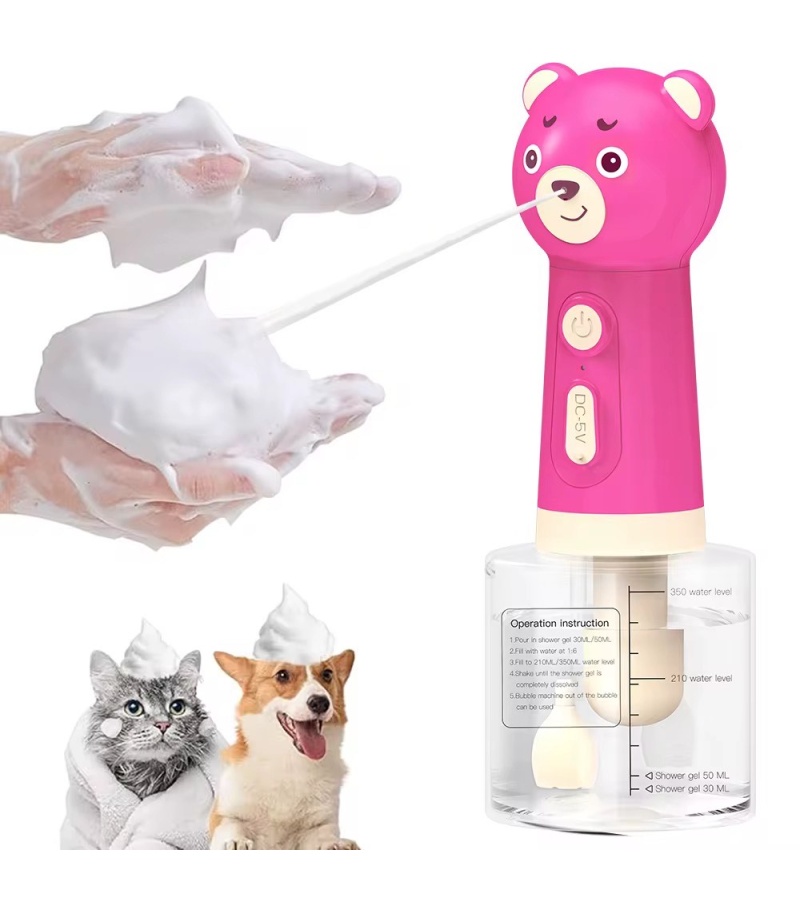 BUBBLE MAŠINA PINK 3 BUBBLE MASINA PINK Sampon za pse 1